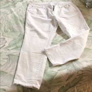 White Jeans size 16W